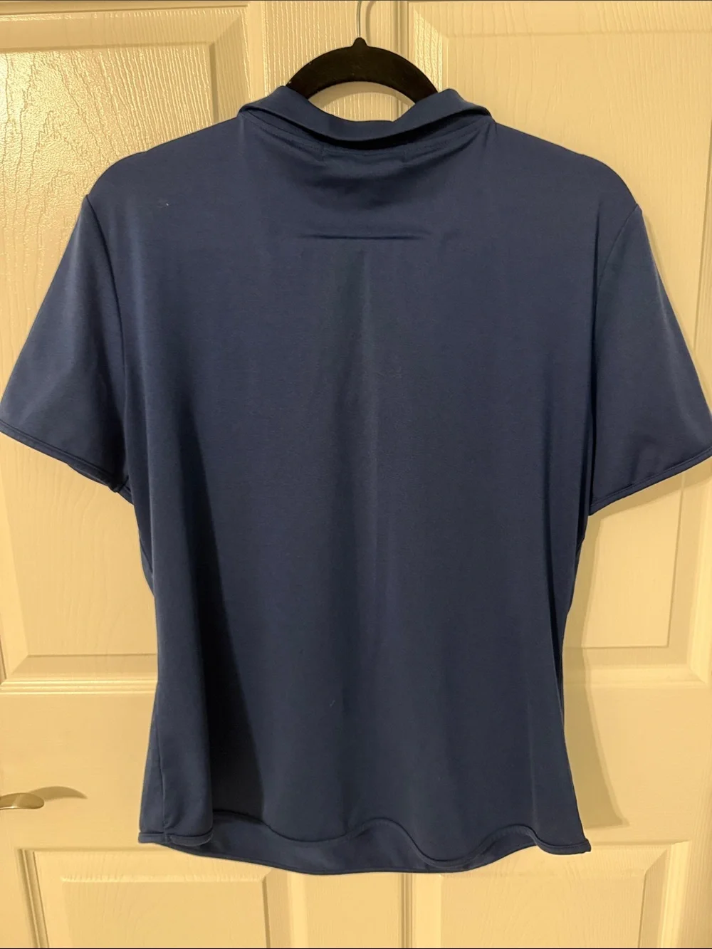 Women’s Navy Blue Polo-Style Golf Shirt - Picture 3 of 3
